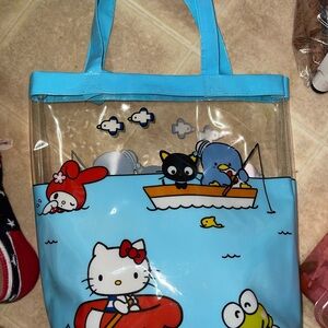 SANRIO Hello Kitty Blue Tote Bag